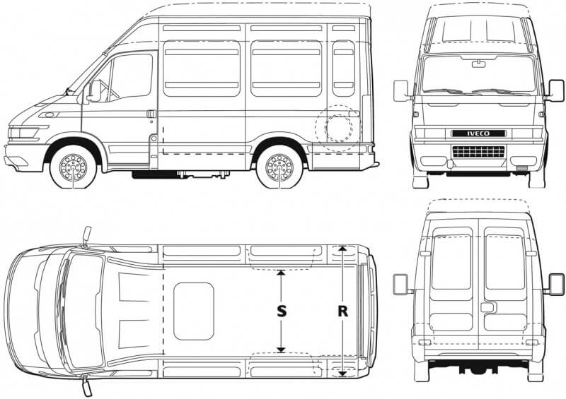 Iveco Daily drawing