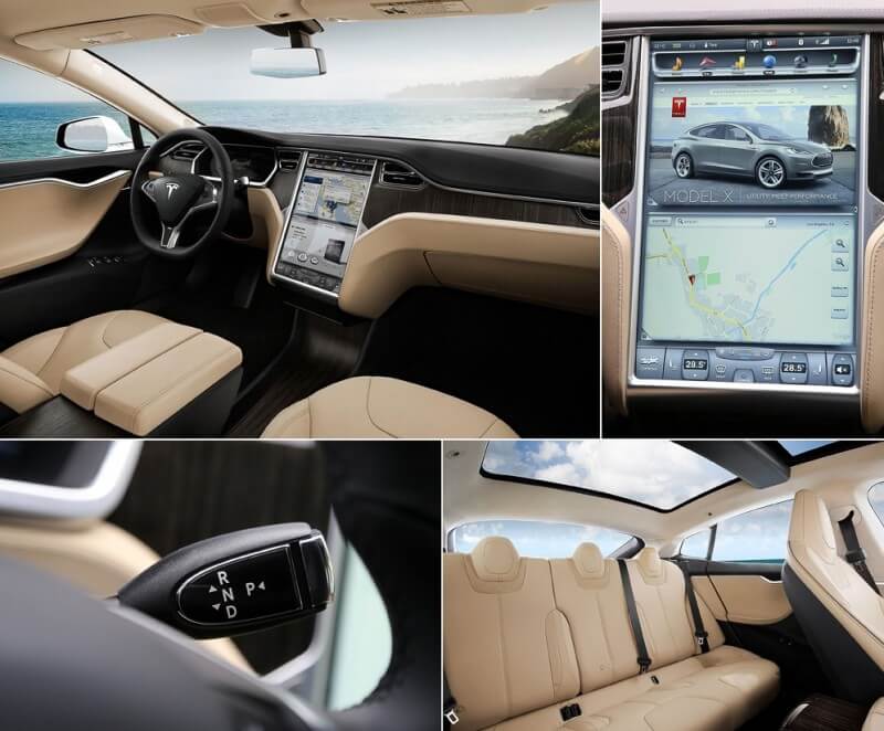 Tesla Model S interior photo