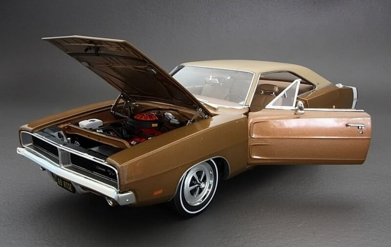 Dodge Charger open hood
