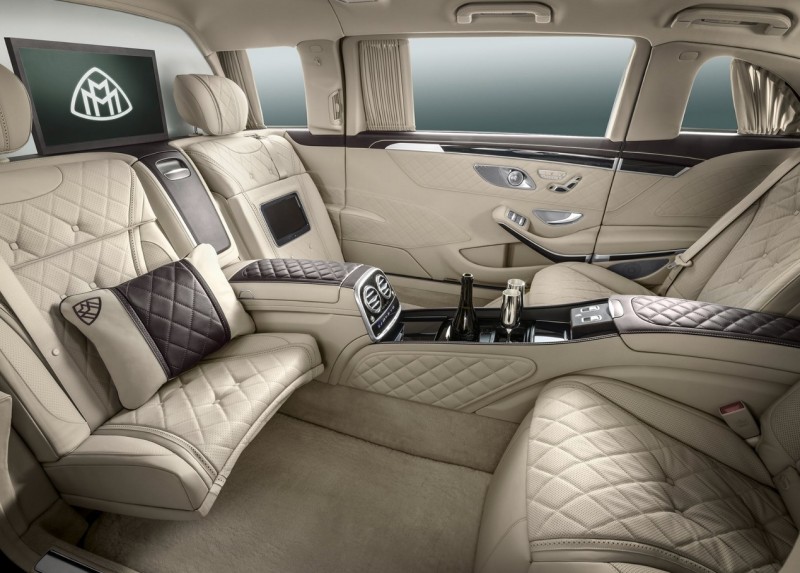 Interior of Mercedes Maybach S600