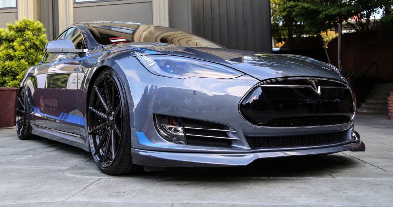 Tesla S front view