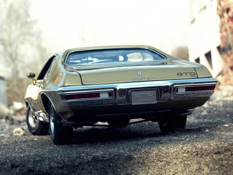 Rear view Pontiac GTO 455