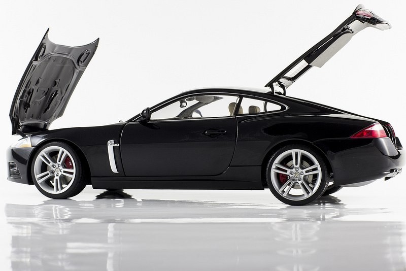 Side view of Jaguar XKR Coupe 