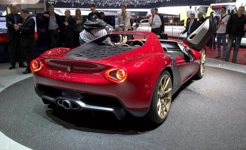 Rear view of Pinininfarina Sergio