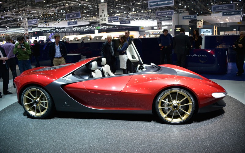 Side view of Pinininfarina Sergio