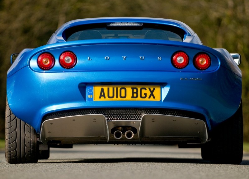 Rear view of Lotus Elise