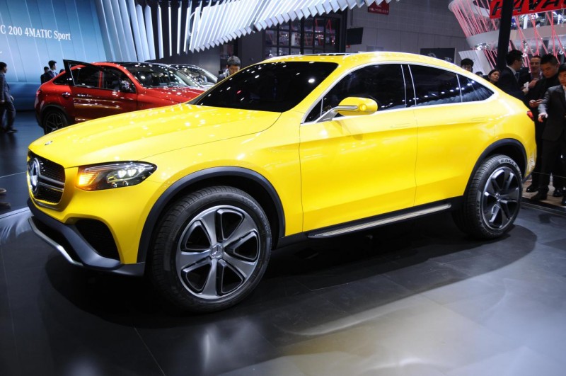 Mercedes-Benz GLC Coupe side view