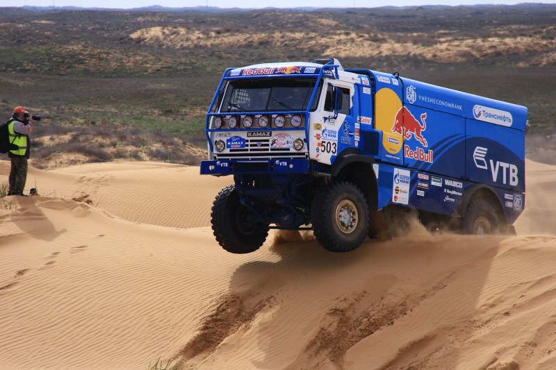 A truck rally-raid