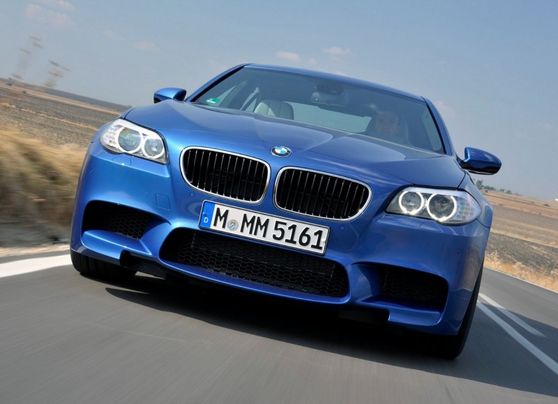 BMW M5 front view