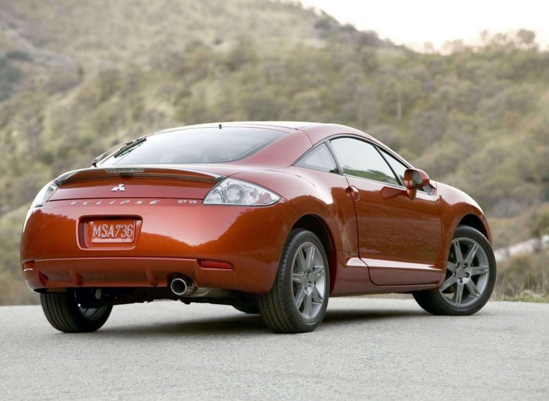 Mitsubishi Eclipse view from behind