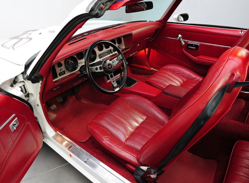 Interior of Pontiac Firebird