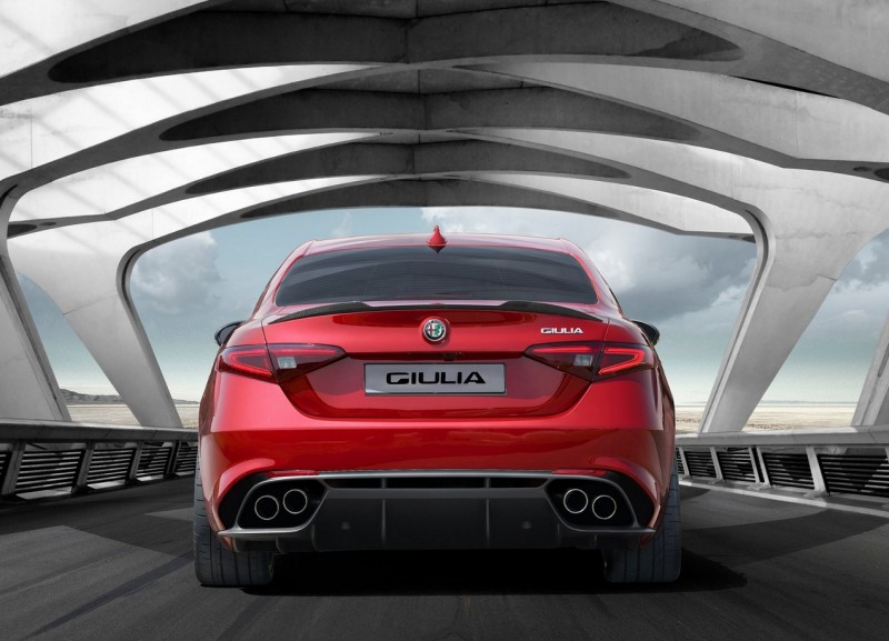 Alfa Romeo Giulia rear view