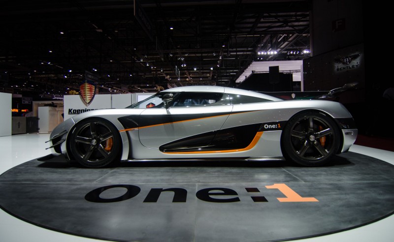 Koenigsegg One 1 side view