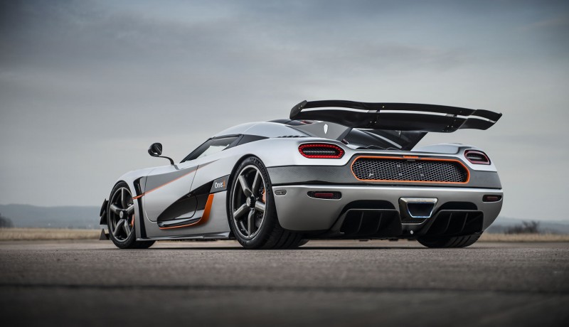 Koenigsegg One 1 rear view