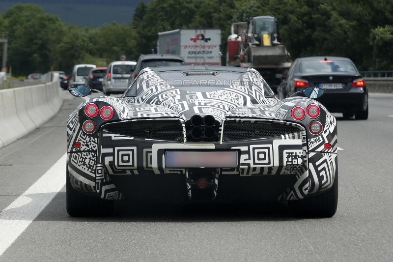 Pagani Huayra SE rear view