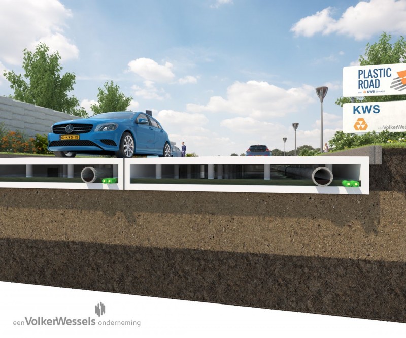 Plastic materials will replace asphalt in the Netherlands
