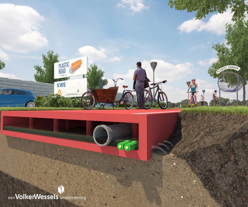 Plastic materials will replace asphalt in the Netherlands