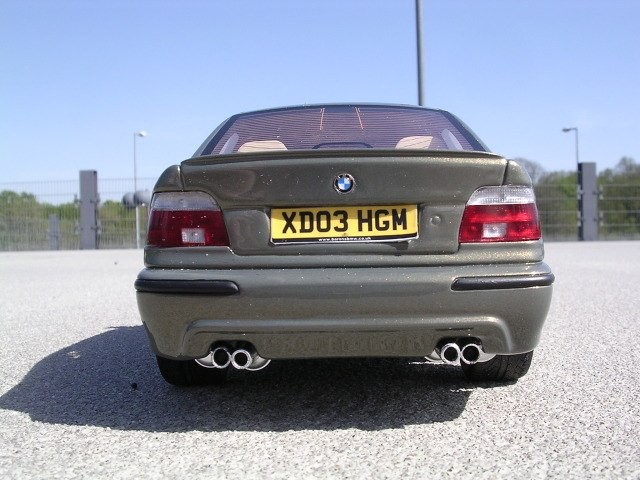 Back view of BMW M5 E39 