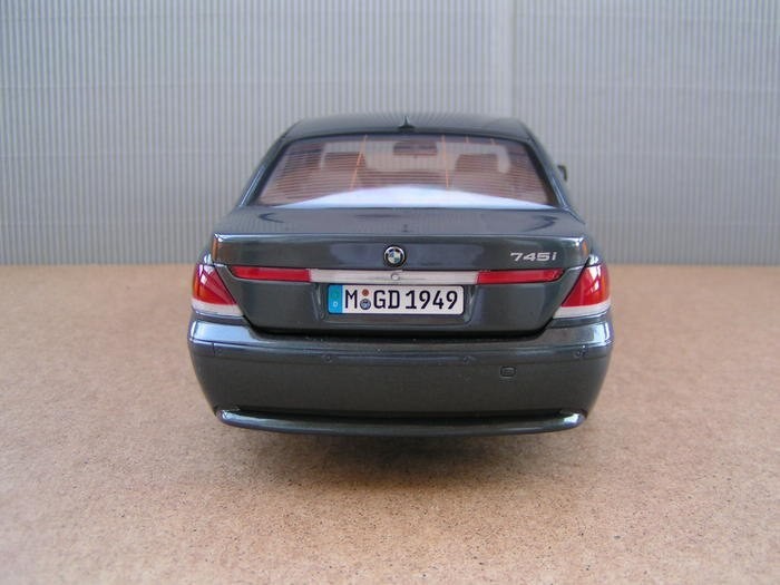 BMW 745i rear view