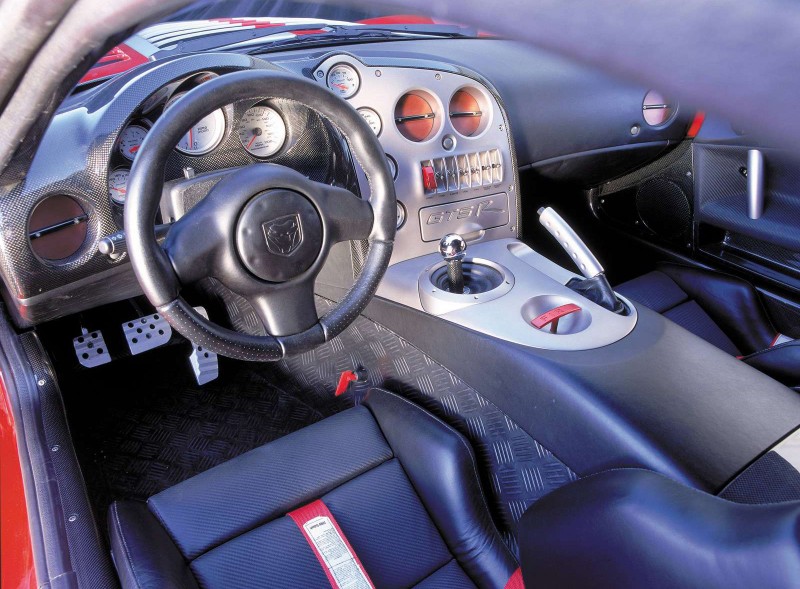 Dodge Viper GTS-R interior