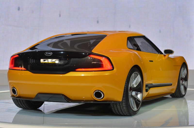 Kia GT4 Stinger rear view