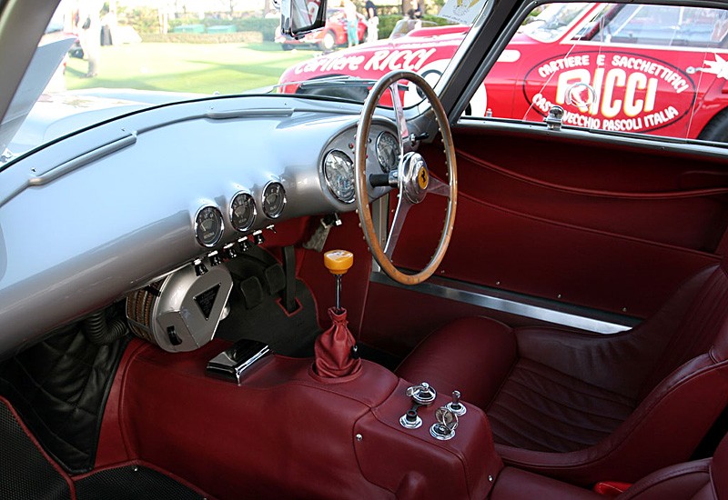 Interior of Ferrari 375 MM Coupe Scaglietti