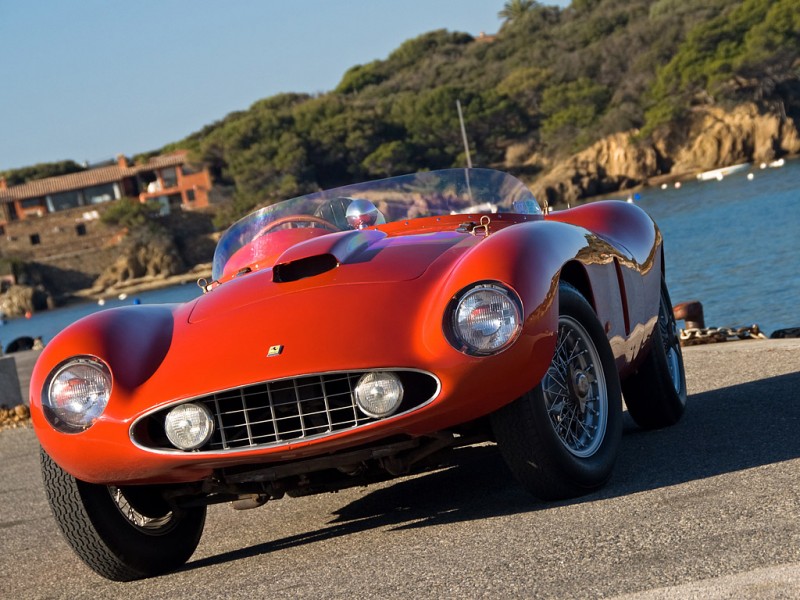 Ferrari 121 LM Scaglietti Spyder front view