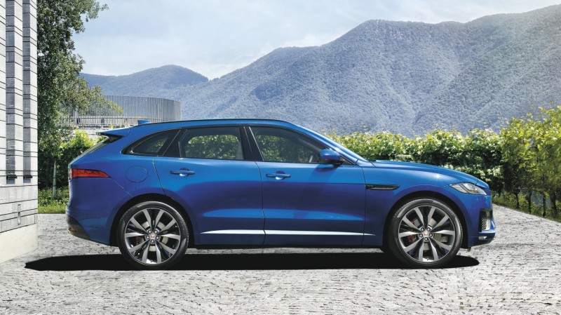 Jaguar F-Pace Side View