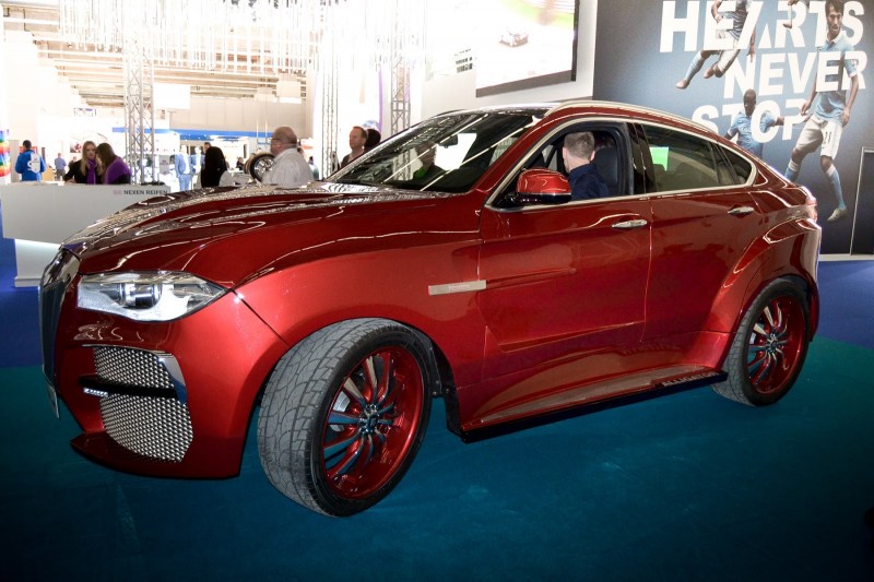 BMW X6 Alligator вид сбоку