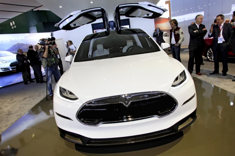 Tesla Model X front view