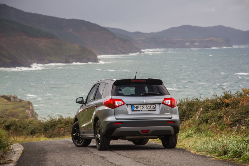 Rear view of Suzuki Vitara S