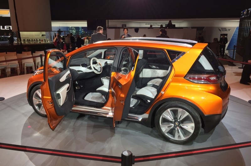 Side view of Chevrolet Bolt