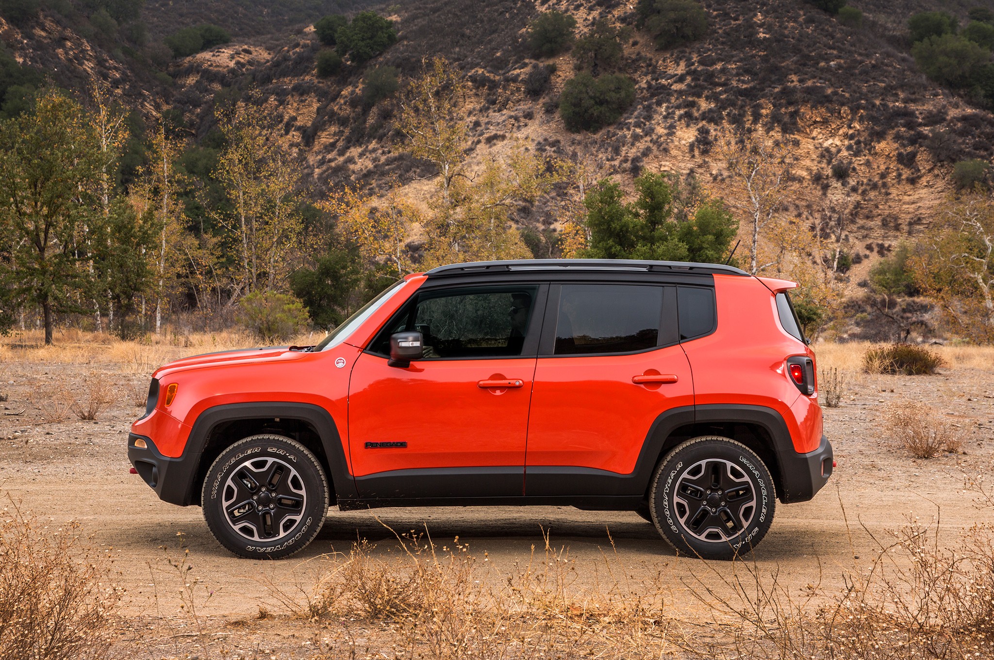 Side view of Jeep Renegade