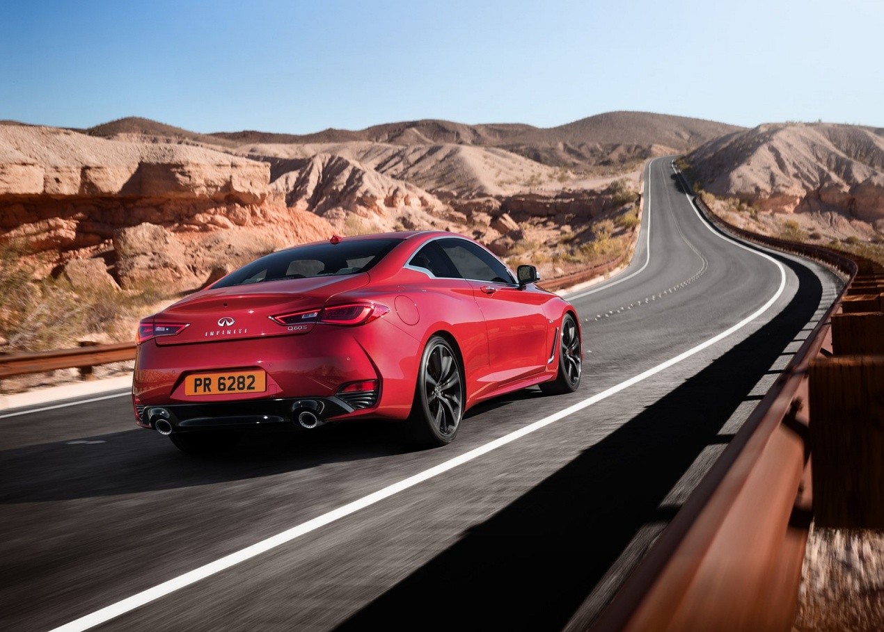 Infiniti Q60 rear view