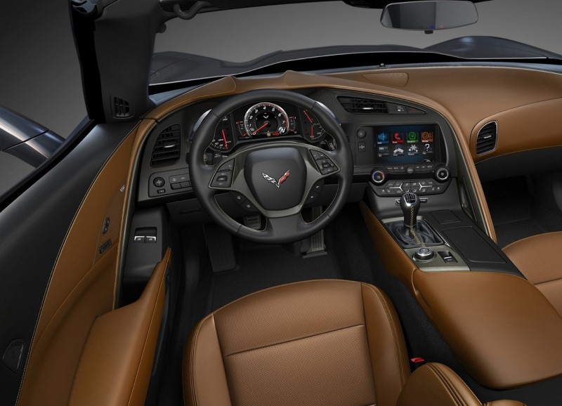 Interior of Chevrolet Corvette C7 Stingray