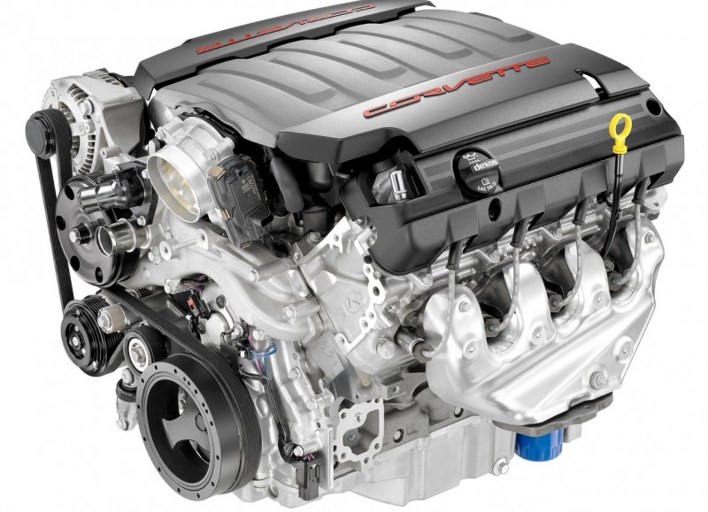 The Chevrolet Corvette C7 Stingray engine