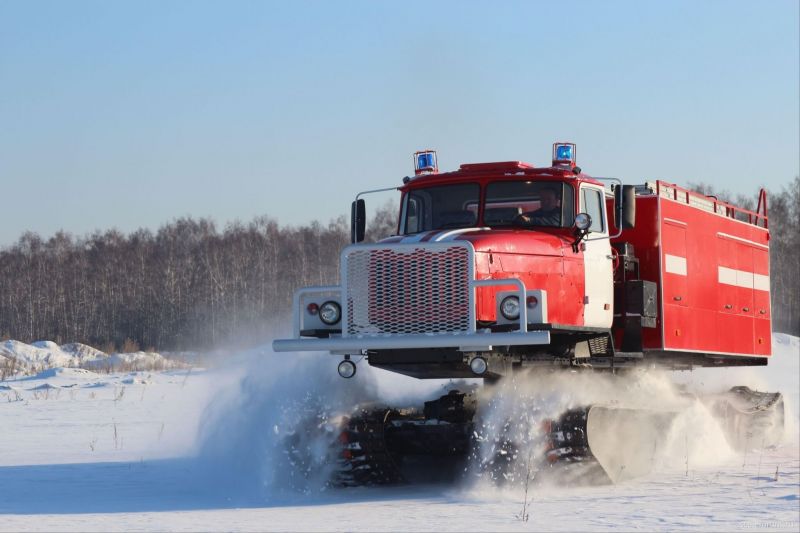 Ural-5920 fire truck