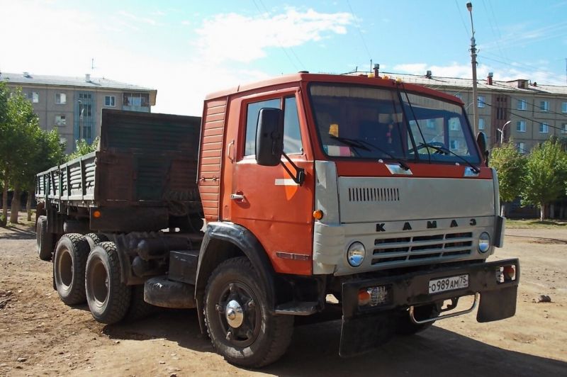Front view of KAMAZ-5410