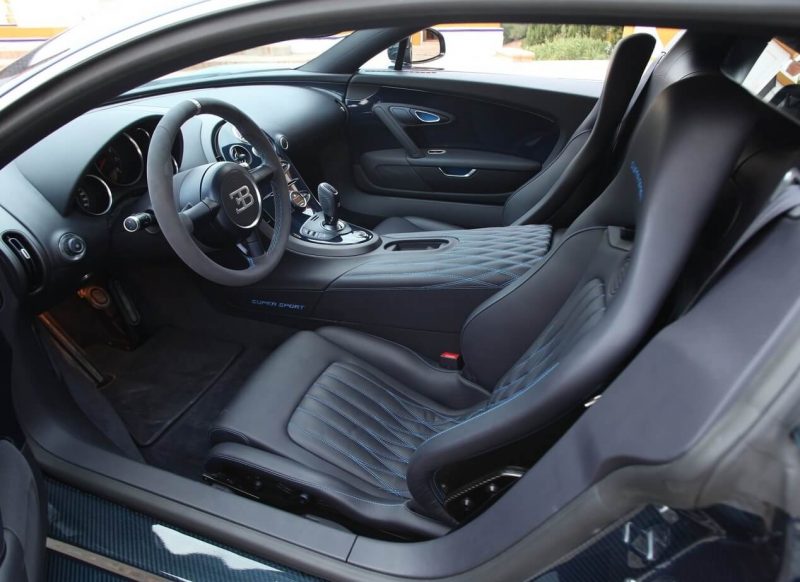Veyron Super Sport driver's seat