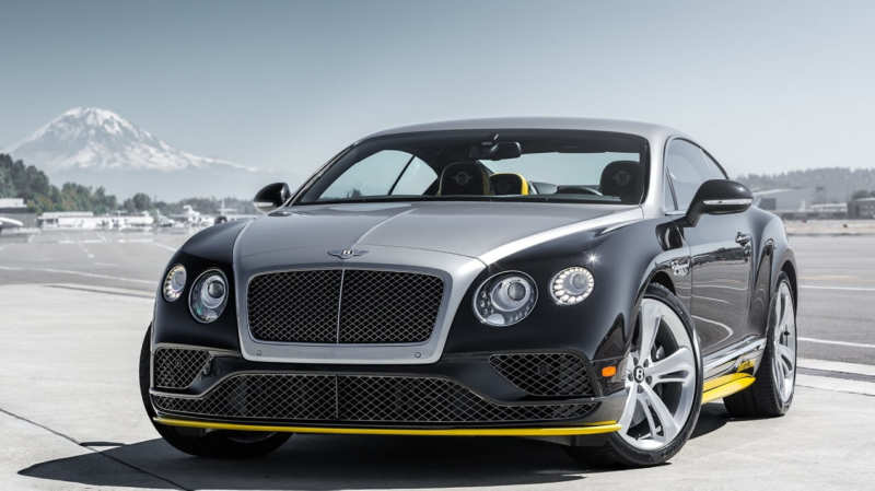 The “flying” Bentley Continental GT