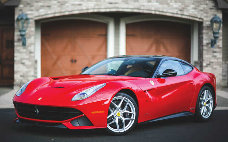 Italian passions around the Ferrari F12