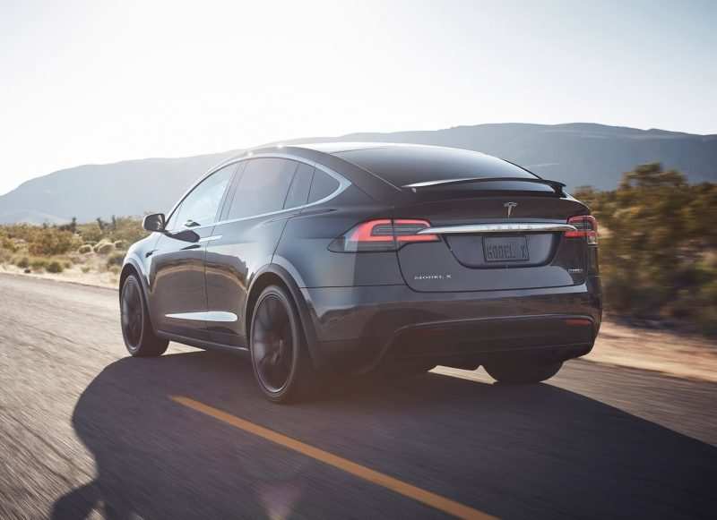 Tesla Model X rear view