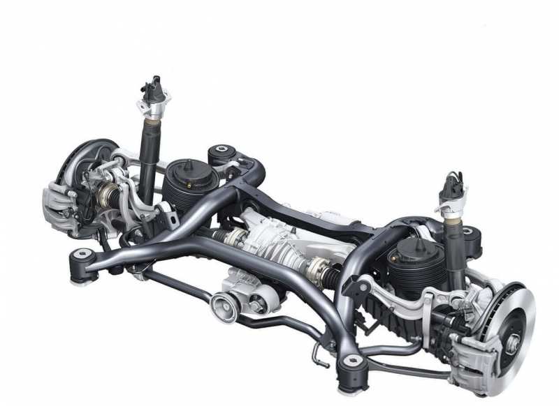Audi Q7 rear suspension