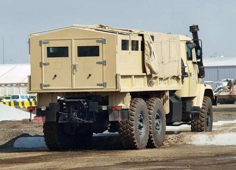 rear view of KrAZ-6322