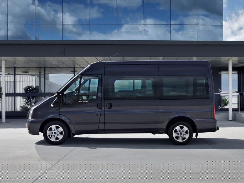 Side view of Ford Transit 2011