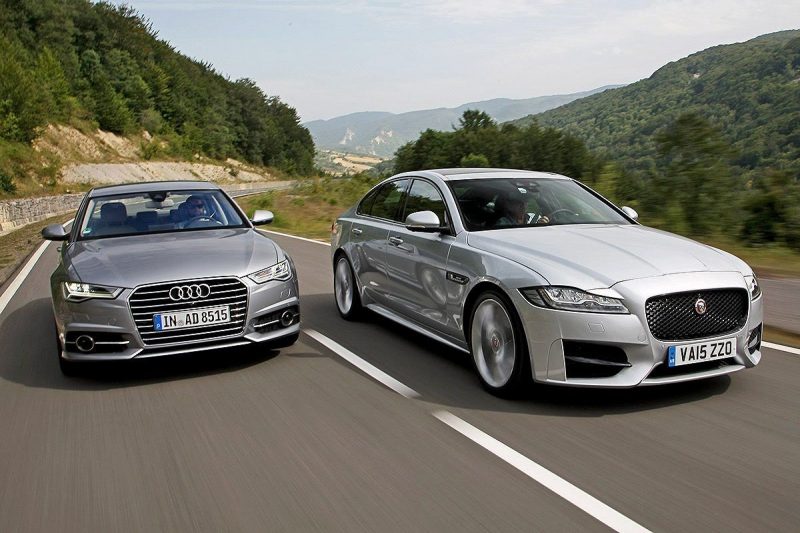 compare jaguar xf and audi a6