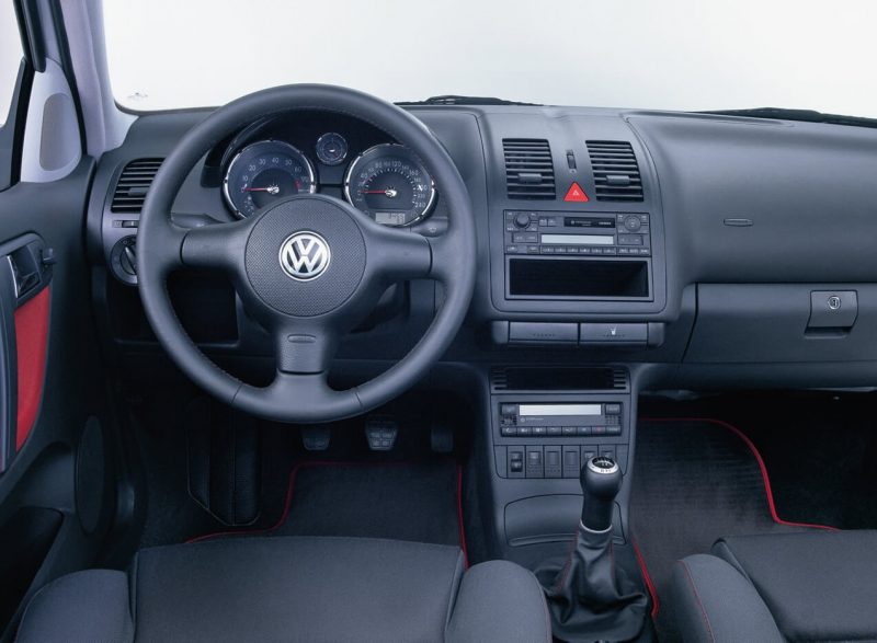 Interior of Volkswagen Polo III