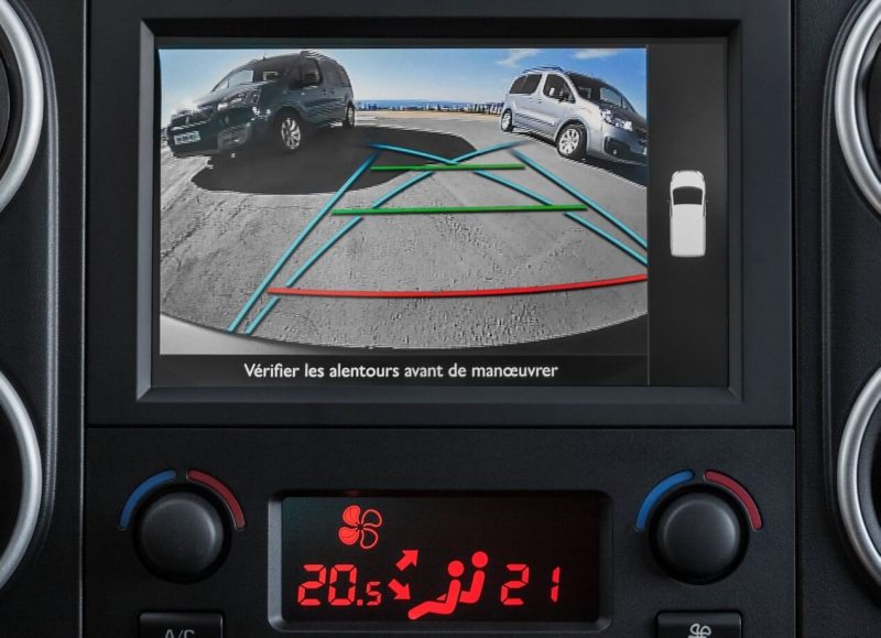 Peugeot Partner rearview camera
