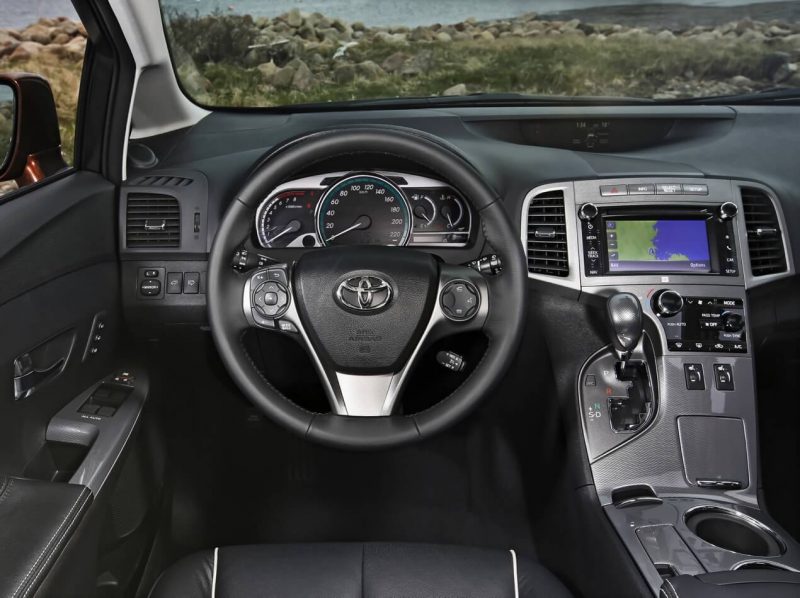 Steering wheel of Toyota Venza