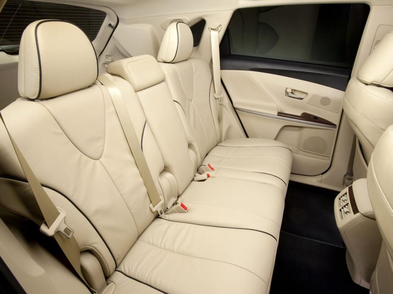 Toyota Venza's rear sofa